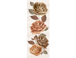 Декорна плочка Storm Rose Brown Fondecor 25x65cm