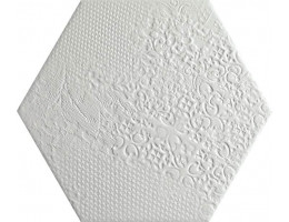 Гранитогрес 25x25 cm Hex Milano White