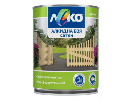 Леко алкида боя сатен, тъмно кафяв - 650ml