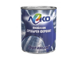 Емайл лак Леко, сребърен феролит RAL 9006 - 650 ml