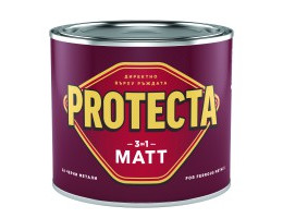 Боя Protecta 3 в 1 Matt, бяла - 0.5 l