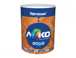 Лак Леко AQUA еднокомпонентен за паркет, безцветен, гланц - 700 ml