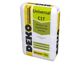 Лепило за плочки Deko Universal C1T - 25 kg