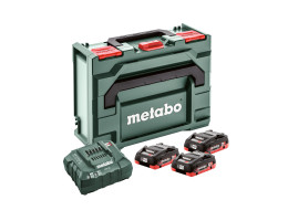 Акумулаторен комплект батерии Metabo 18V ASC 30-36 +3x4Ah LiHD + Metaloc II METABO