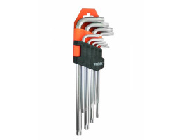 Шестограми Torx комплект дълги 9 бр. 1.5-10 mm