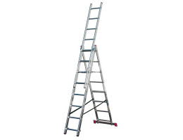 Професионална алуминиева стълба 1.95 / 4.20 m 3х7