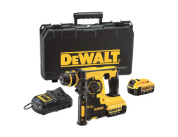 Перфоратор акумулаторен DeWALT с 2 батерии и зарядно, SDS-plus, 18 V, 4 Ah, 2.1 J, 0-4500 уд./мин, DCH253M2