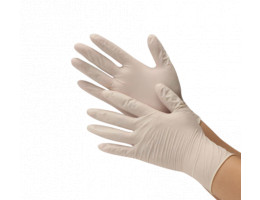 Предпазни латексови ръкавици за еднократна употреба - чифт