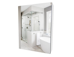 Шкаф за баня, с огледална врата и Soft Close Caserta 50