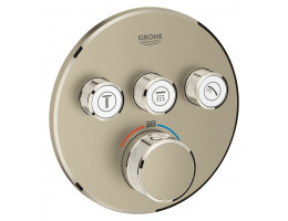 Термостатен смесител Grohtherm Smartcontrol с 3 извода, за 35600,мат-никел