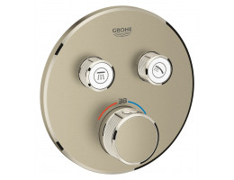 Термостатен смесител Grohtherm Smart Control с 2 извода, за 35 600 000, мат-никел