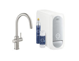 GROHE Blue Home Комплект с C-чучур с издърпващ се аератор