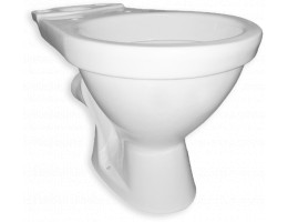 Тоалетна чиния LIRA с хоризонтално оттичане - бяла