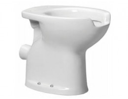 Тоалетна чиния B-LIBERO хоризонтално оттичане - бяла