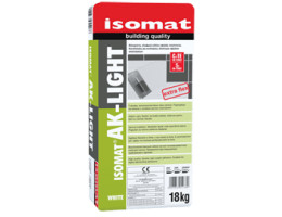 Isomat AK Light 18 kg еластично полимер-циментово лепило, бяло