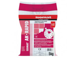 Isomat AK-RAPID white, 5 kg, бързовтвърдяващо лепило за плочки