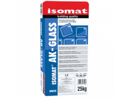 Isomat AK-GLASS white, 25 kg, лепило за стъклени тухли