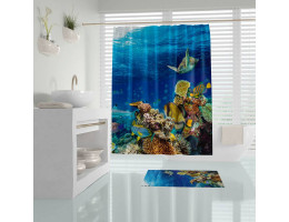 Завеса за баня Tropikhome Aquarium 180 x 200 cm