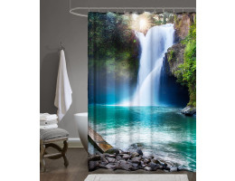 Завеса за баня Tropikhome Waterfall 180 x 200 cm