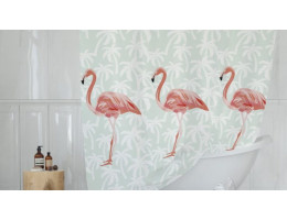 Завеса за баня Tropik Flamingos 180 x 200 cm