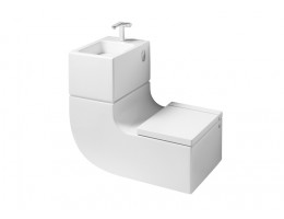 Комплект стенен умивалник и тоалетна чиния W+W