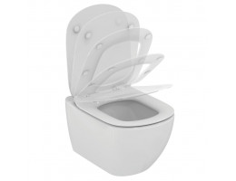 Конзолна тоалетна чиния Tesi AquaBlade - бяла