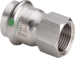 Преход ф 18 х 1/2" женска резба Sanpress Inox
