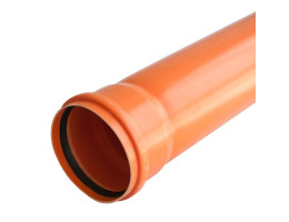 Тръба канализационна PVC Ø160x3.2 mm 5 m SN2