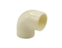 Коляно PVC ф20 mm PVC - бяло