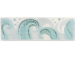 Фриз 8x25 cm Atlantis Alaz Turquoise