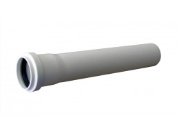 Тръба канализационна PVC ф 50 x 1000 mm бяла