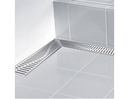 Сифон за под ShowerDrain E corner, WAVE, ъглов с решетка 84x400x400mm