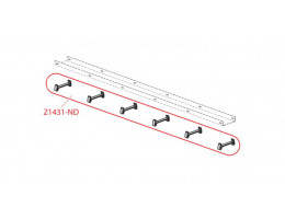 Резервна част - 6 бр. крачета за решетка на сифон DOUBLE, Z1431-ND