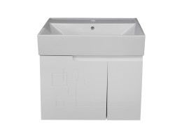 Долен шкаф с мивка "Грация" 60 cm бял