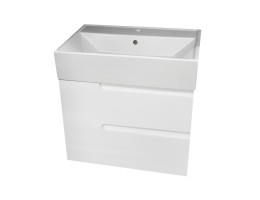 Долен шкаф с мивка "Виола" 60 cm бял