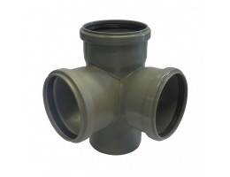 Кръст разклонител ф 110 / 110 / 110 mm, 90°, P/L, PP,S ППРК