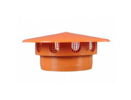 Вентилационна шапка, PPR Ø 160 mm, оранжева