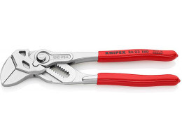 Клещи KNIPEX 180mm никелирани червени мултифункционални