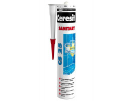 Санитарен силикон Ceresit CS 25 сив 280 ml