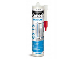 Ceresit CS 15 Express, санитарен силикон, прозрачен, 280 ml