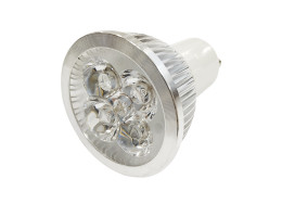 Крушка LED GU10/3, 1W, 220V топло бяла