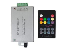 RF Музикален контролер за RGB LED осветление 12A/12-24V DC/144W