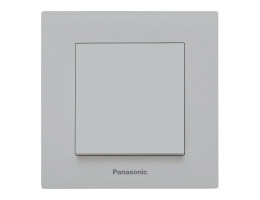 Единичен ключ Panasonic Karre Plus, без рамка, светлосив