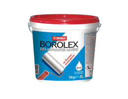 Бял акрилатен латекс за влажни помещения БОРОЛЕКС - 1.5 kg
