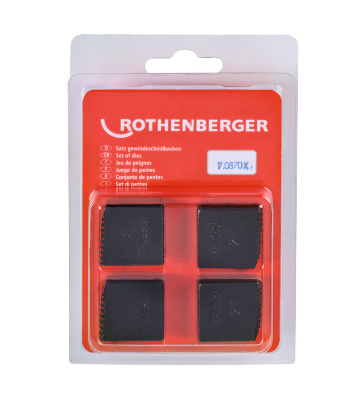 Ножове резбонарезни, 2", комплект, Rothenberger 070870X