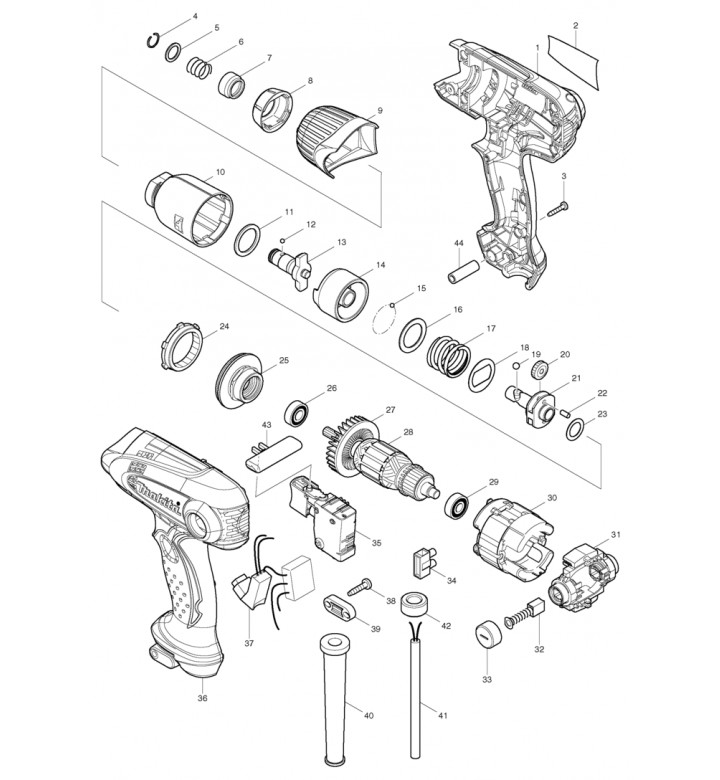 Ударен Гайковерт  Makita TD0101F