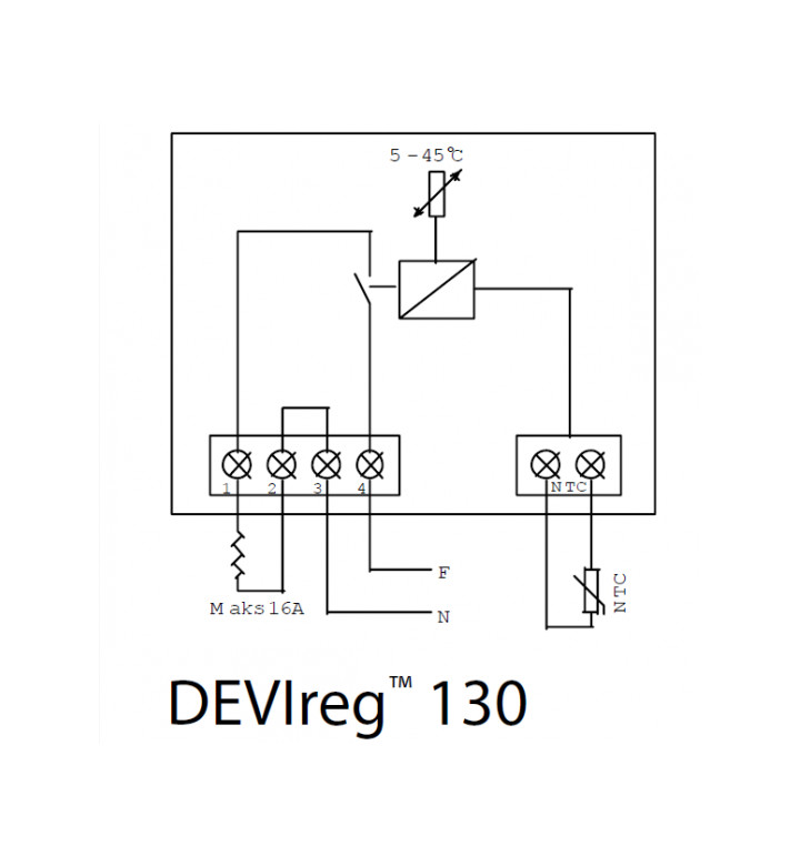 Терморегулатор DEVIreg 130 за подово отопление