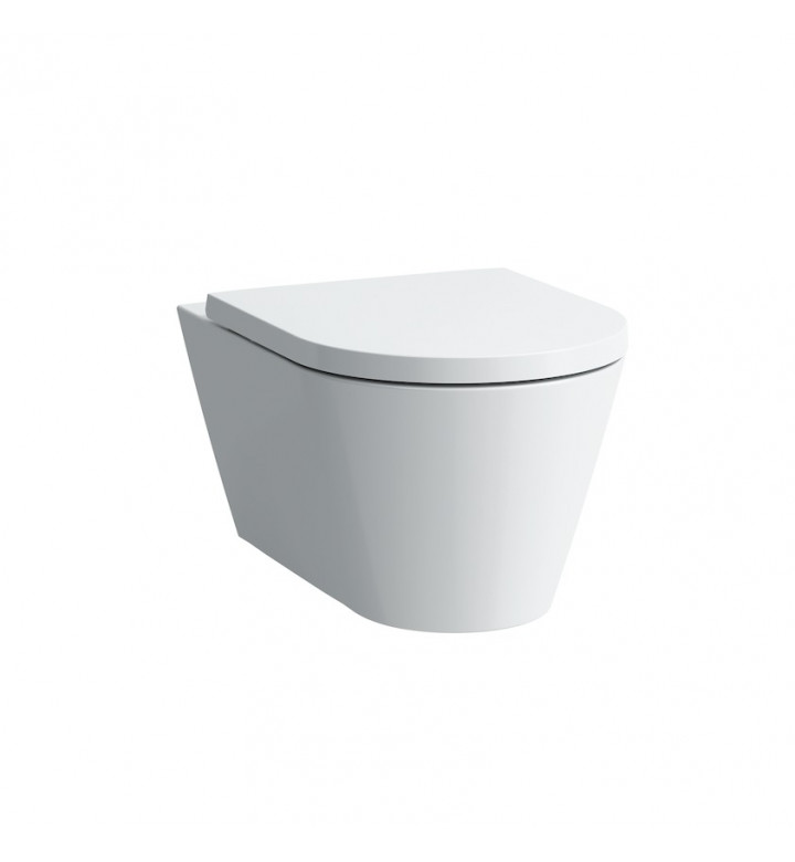 Стенна тоалетна чиния Kartell Riml, порцелан, бял