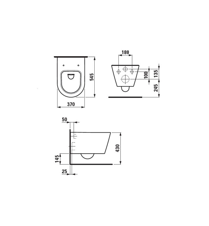 Тоалетна чиния стенна Kartell