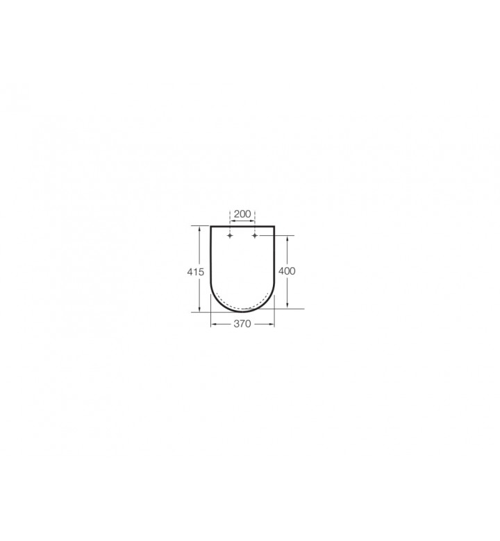 Тоалетна седалка и капак със забавено падане Inspira Round, 415 x 370mm, Pearl